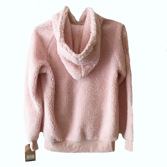 NWT MV SPORT PINK FLEECE HOODIE JACKET SIZE S - Picture 2 of 7